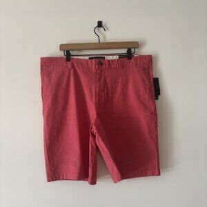 Wicked Stitch Men’s Chino Shorts( FITS LIKE A 36) Red Preppy Casual Travel NWT